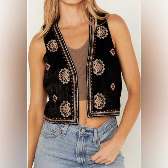 Vintage Sudden Impact Western-Inspired Vest - Picture 1 of 8